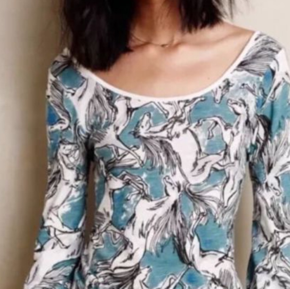 ISO Anthropologie Postmark Forest Fete tees